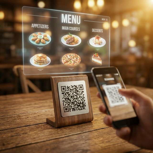 QR Code Menu Scanning